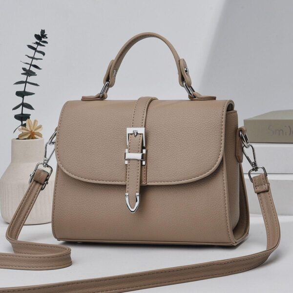 Quality Vintage-Inspired Buckle Shoulder/Sling Ladies Handbag - Image 7