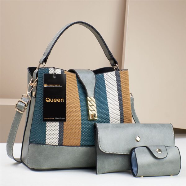 Classic Three-Piece Queen Collection handbag set - Image 4