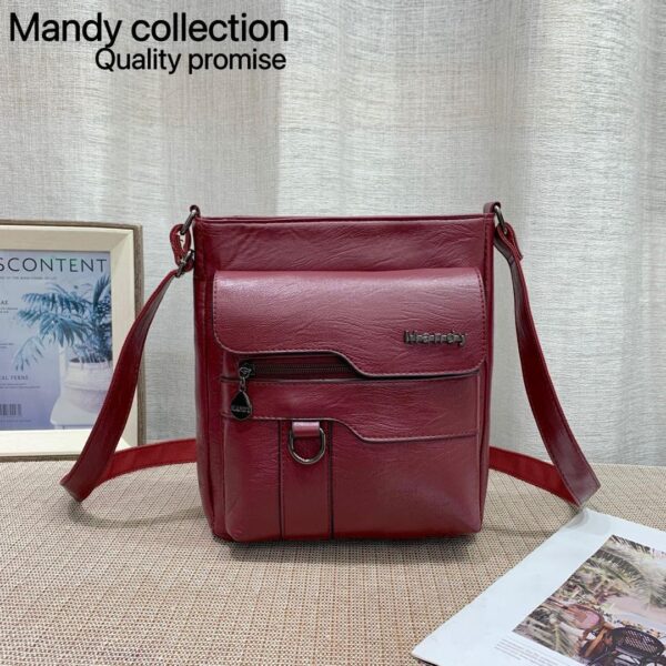 Mandy Collection: Trendy Stylish PU Leather Shoulder/Crossbody Bag - Image 13