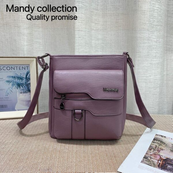 Mandy Collection: Trendy Stylish PU Leather Shoulder/Crossbody Bag - Image 11
