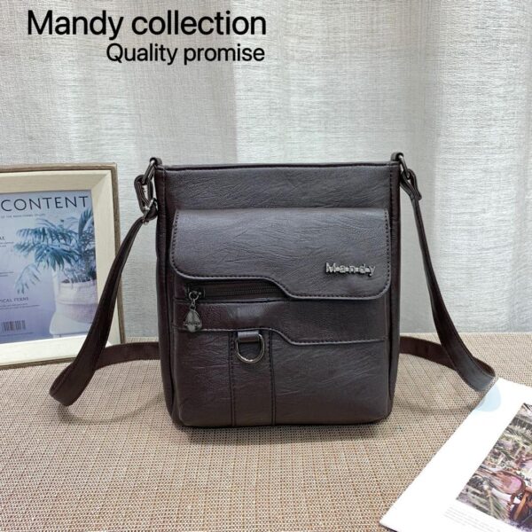 Mandy Collection: Trendy Stylish PU Leather Shoulder/Crossbody Bag - Image 2