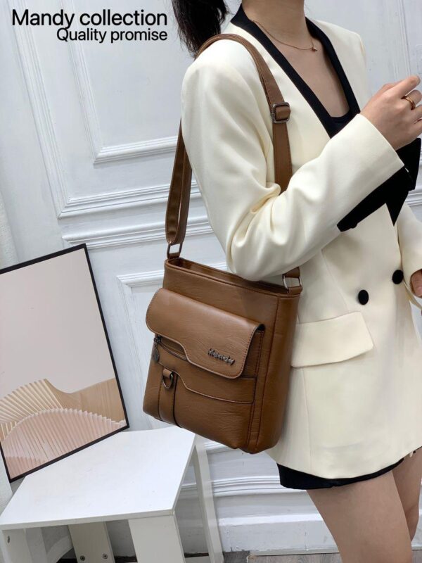 Mandy Collection: Trendy Stylish PU Leather Shoulder/Crossbody Bag - Image 10