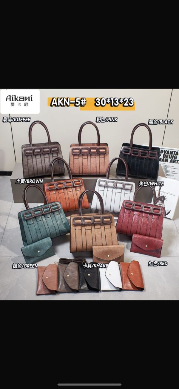 Women Medium Top-Handle Luxury PU Leather Tote Bolsa White - Image 8